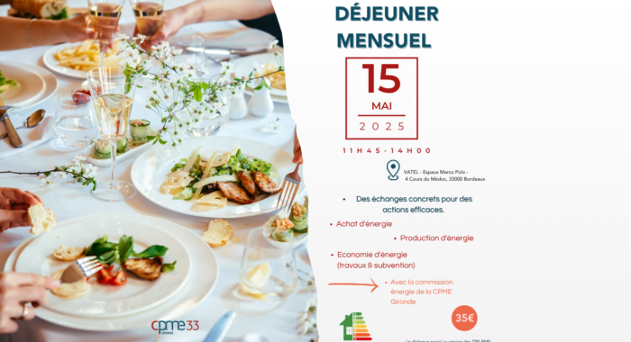 Déjeuner - Comment optimiser sa consommation d'énergie.